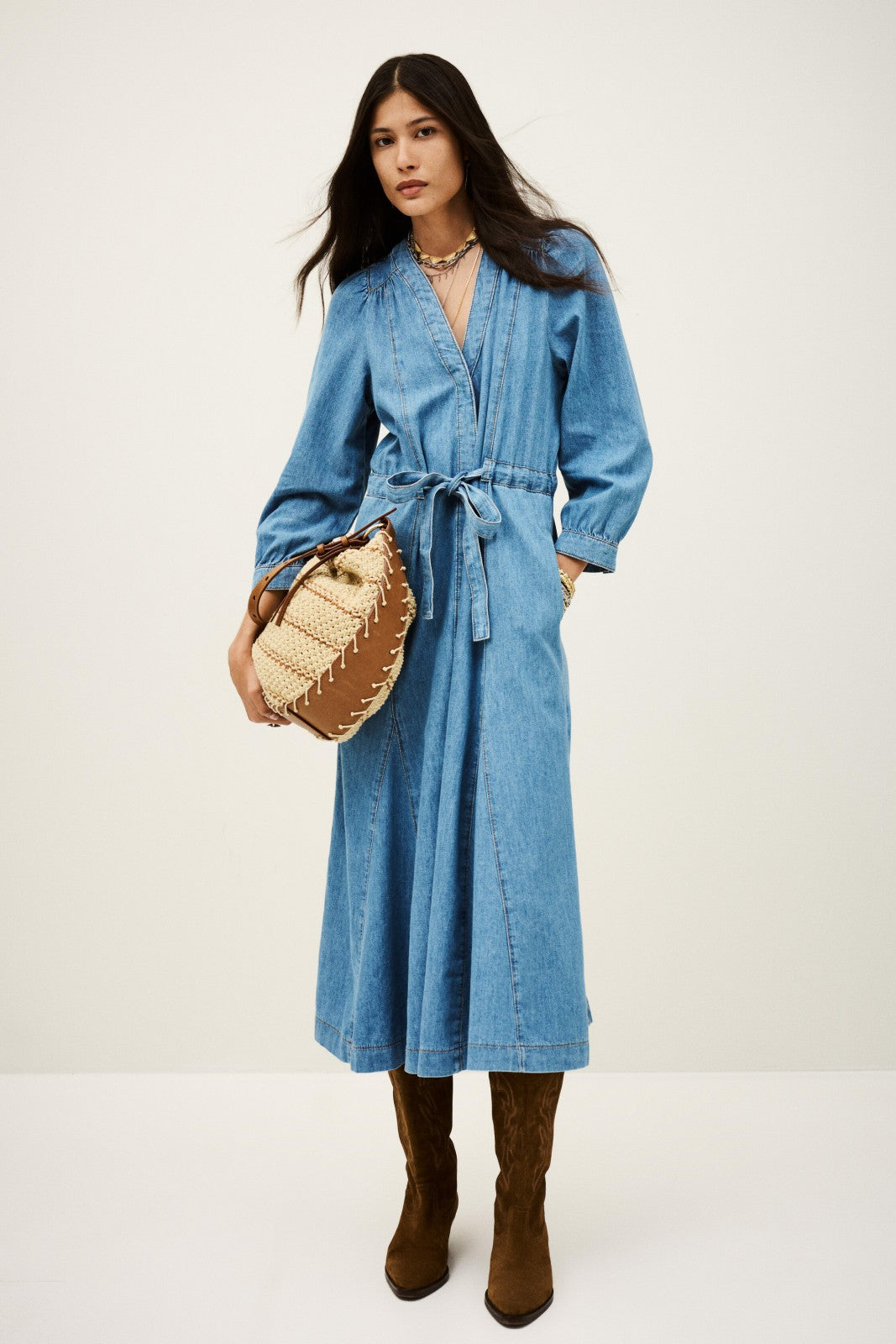 Long-Sleeved Dress Lia Blue