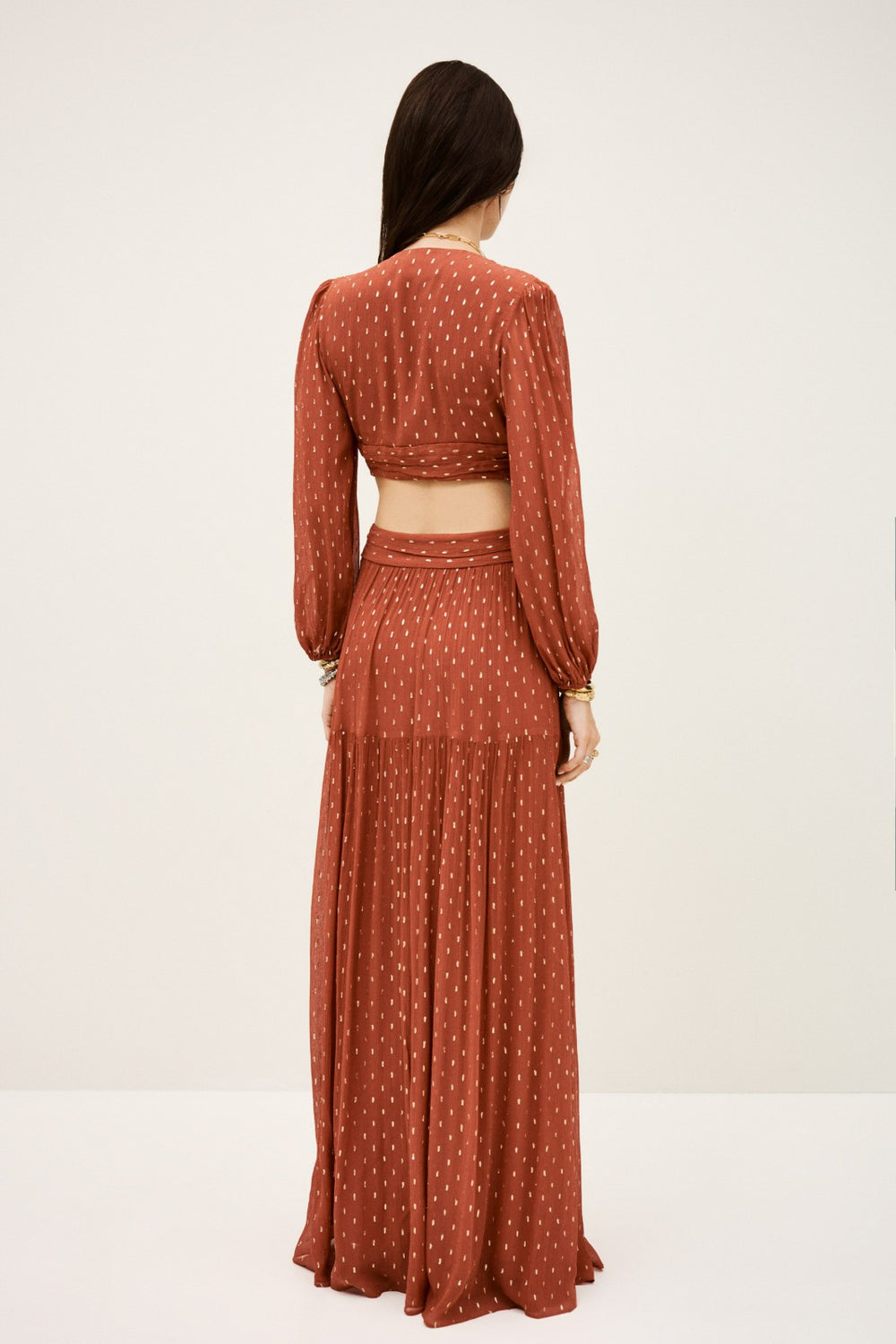 Maxi-Length Dress Marry Orange