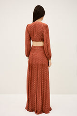 Maxi-Length Dress Marry Orange