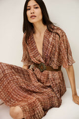 Midi-Length Dress Romance Rose
