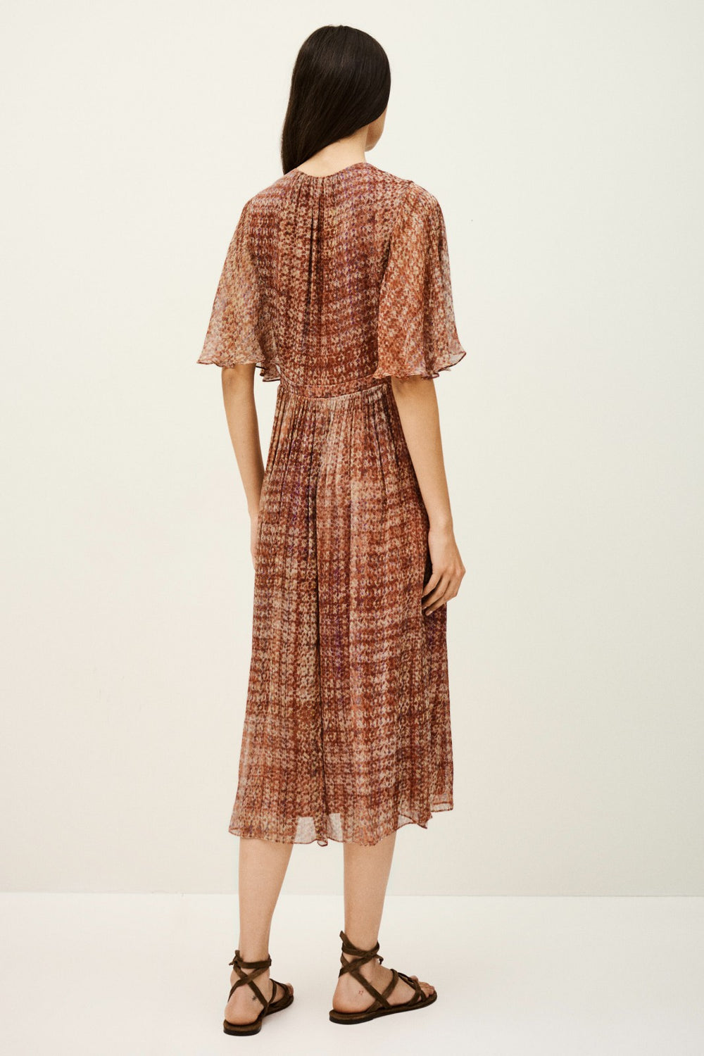 Midi-Length Dress Romance Rose
