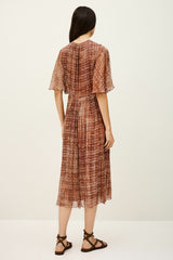 Midi-Length Dress Romance Rose