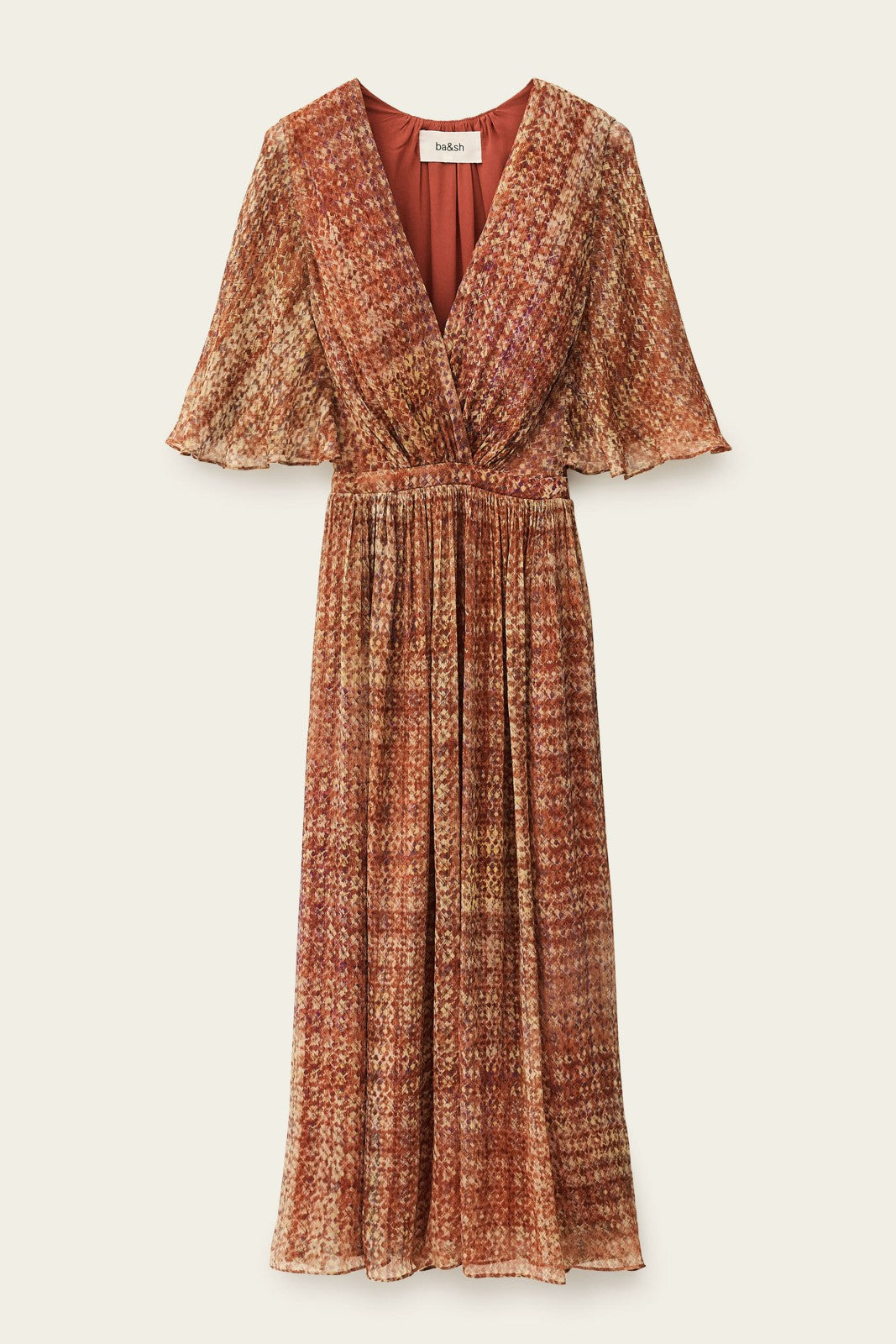 Midi-Length Dress Romance Rose