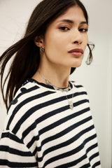 Three-Quarter Sleeve Top Foley Marine