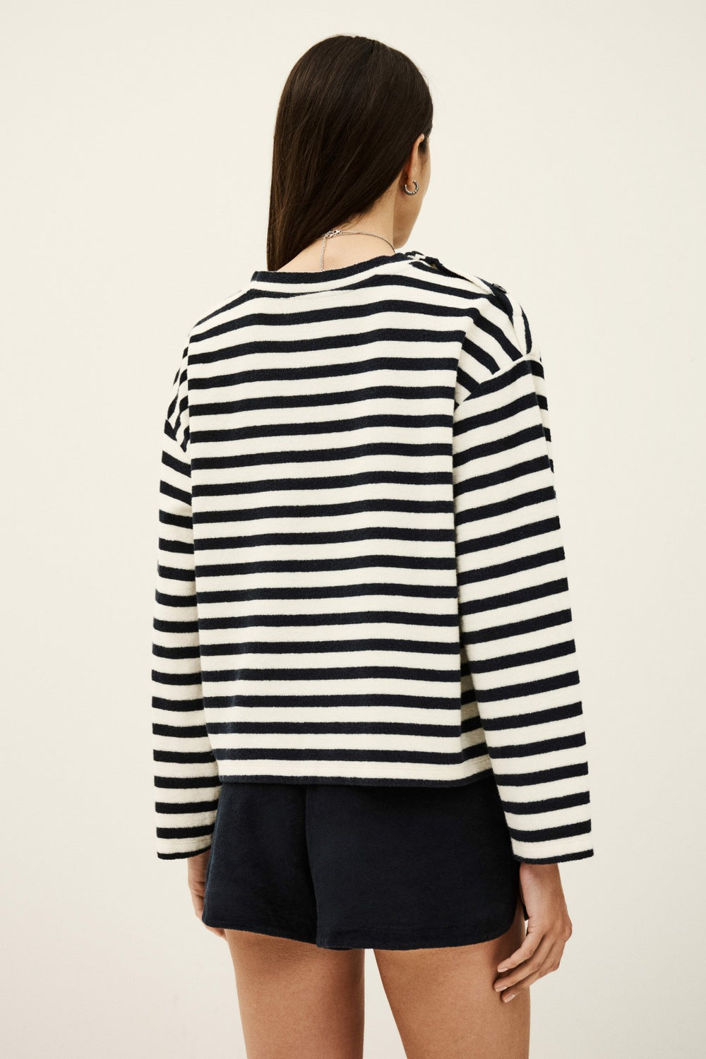 Three-Quarter Sleeve Top Foley Marine
