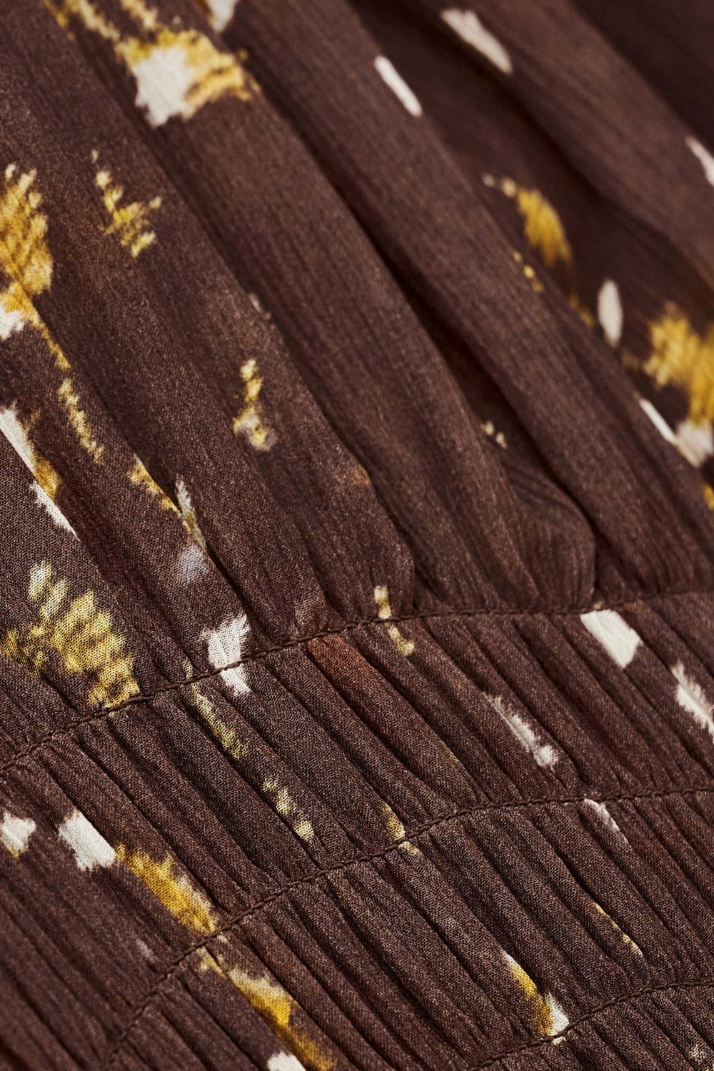 Short Printed Dress Kanissa Chocolat