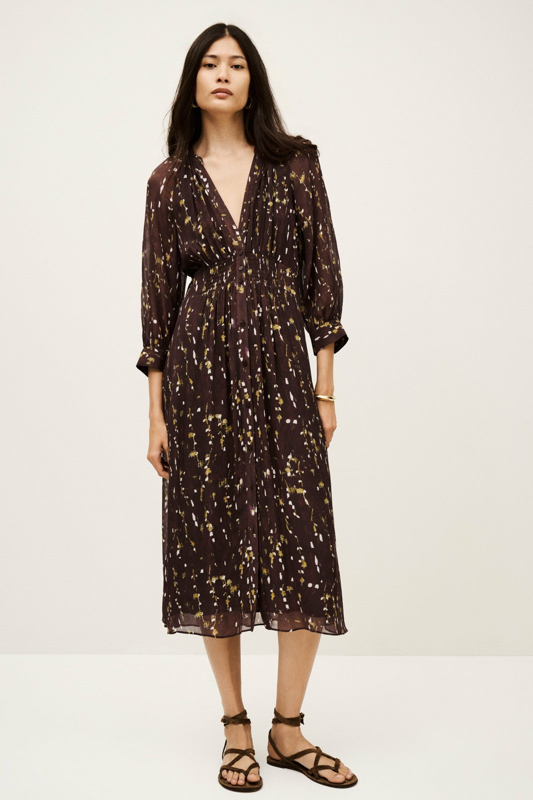 Midi Dress Karla Chocolat
