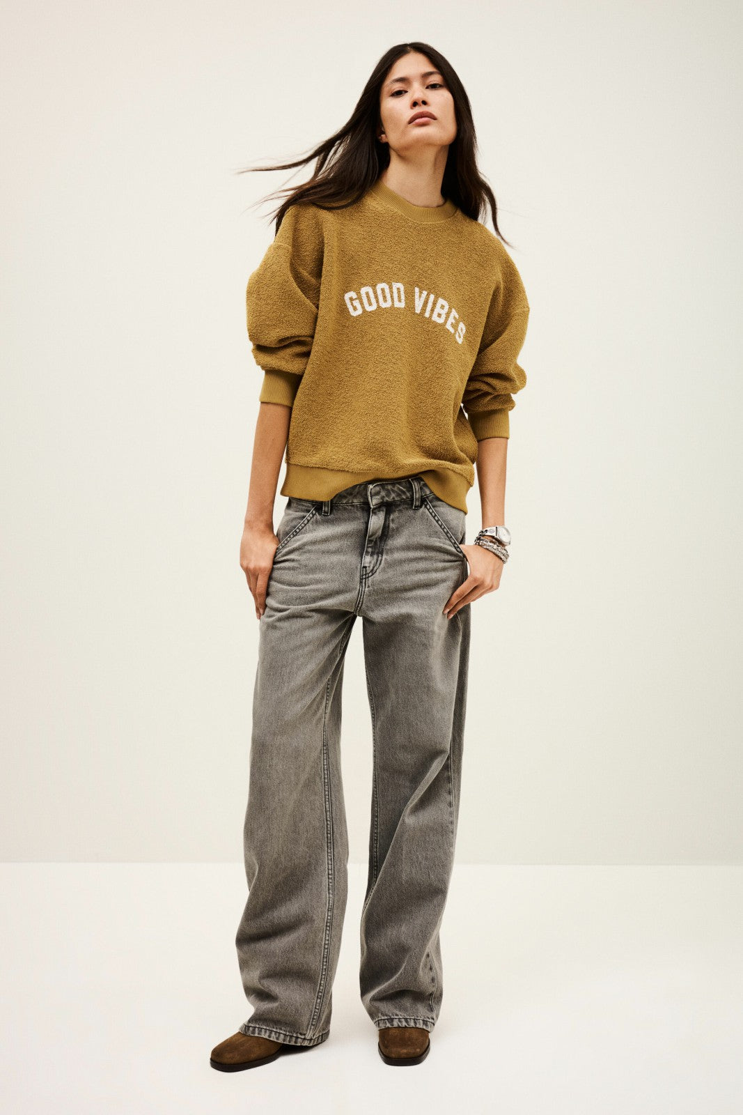Round-Neck Sweatshirt Rob Marron