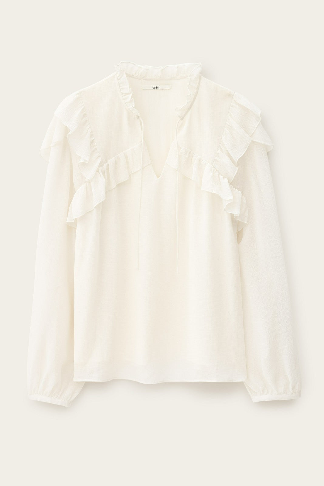 Long-Sleeved Blouse Nils Ecru