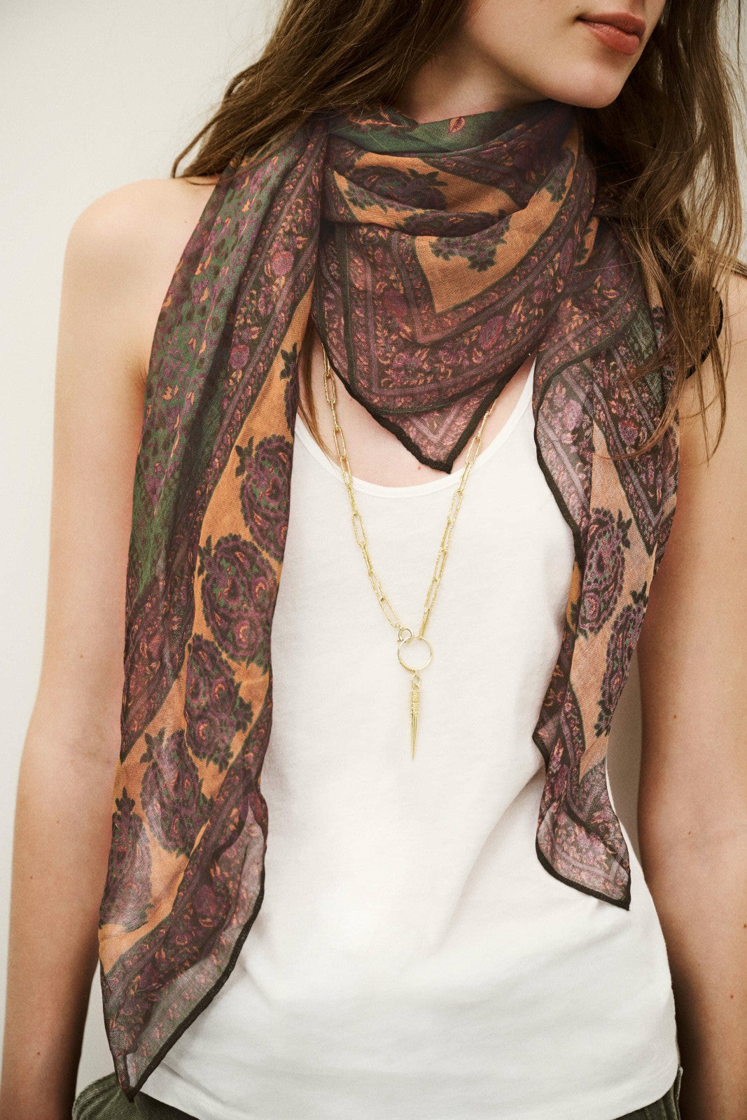 Scarf Fanny Chocolat