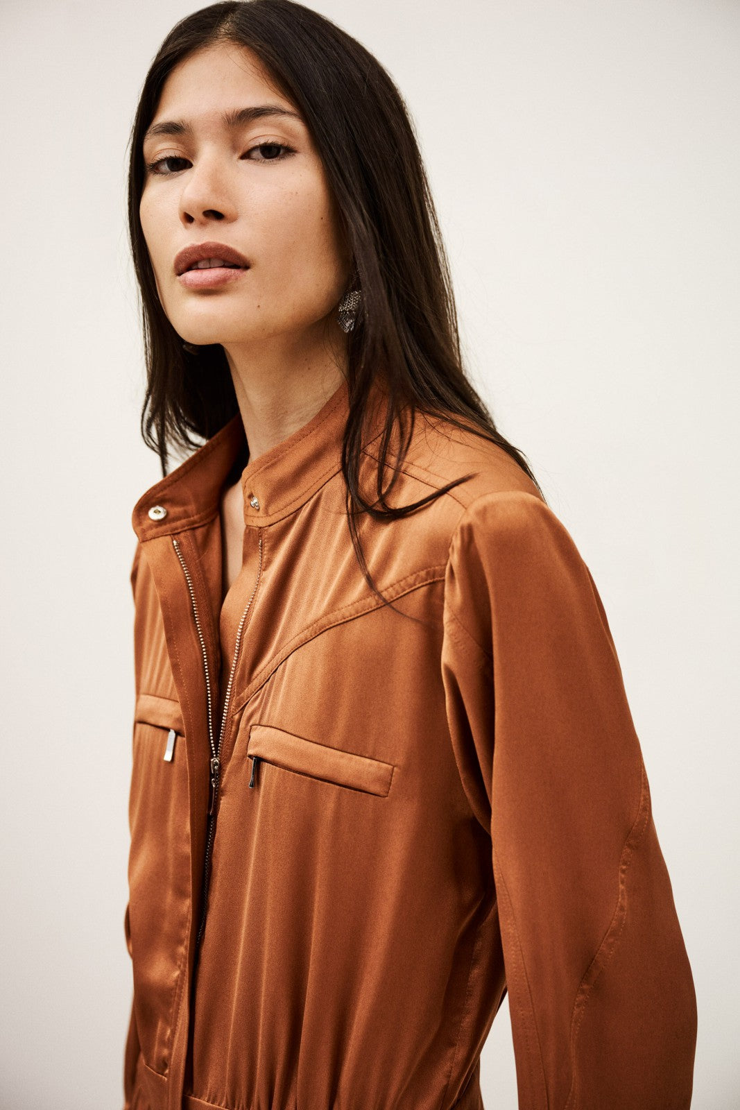 Flowing Jumpsuit Carmy Marron
