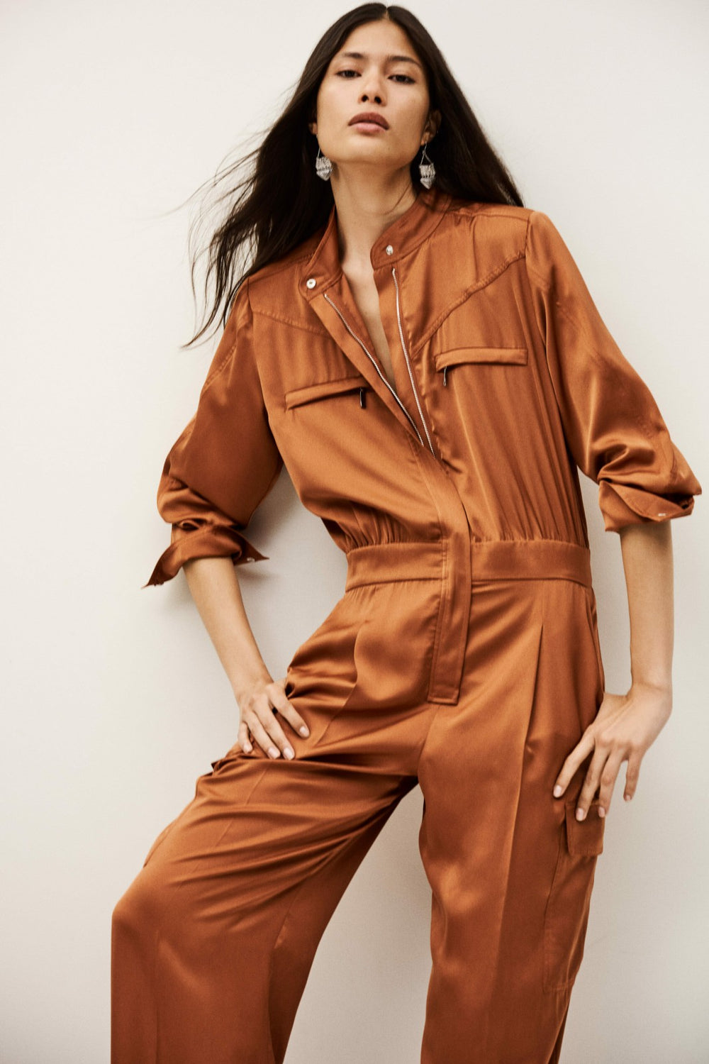 Flowing Jumpsuit Carmy Marron