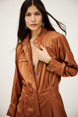 Flowing Jumpsuit Carmy Marron