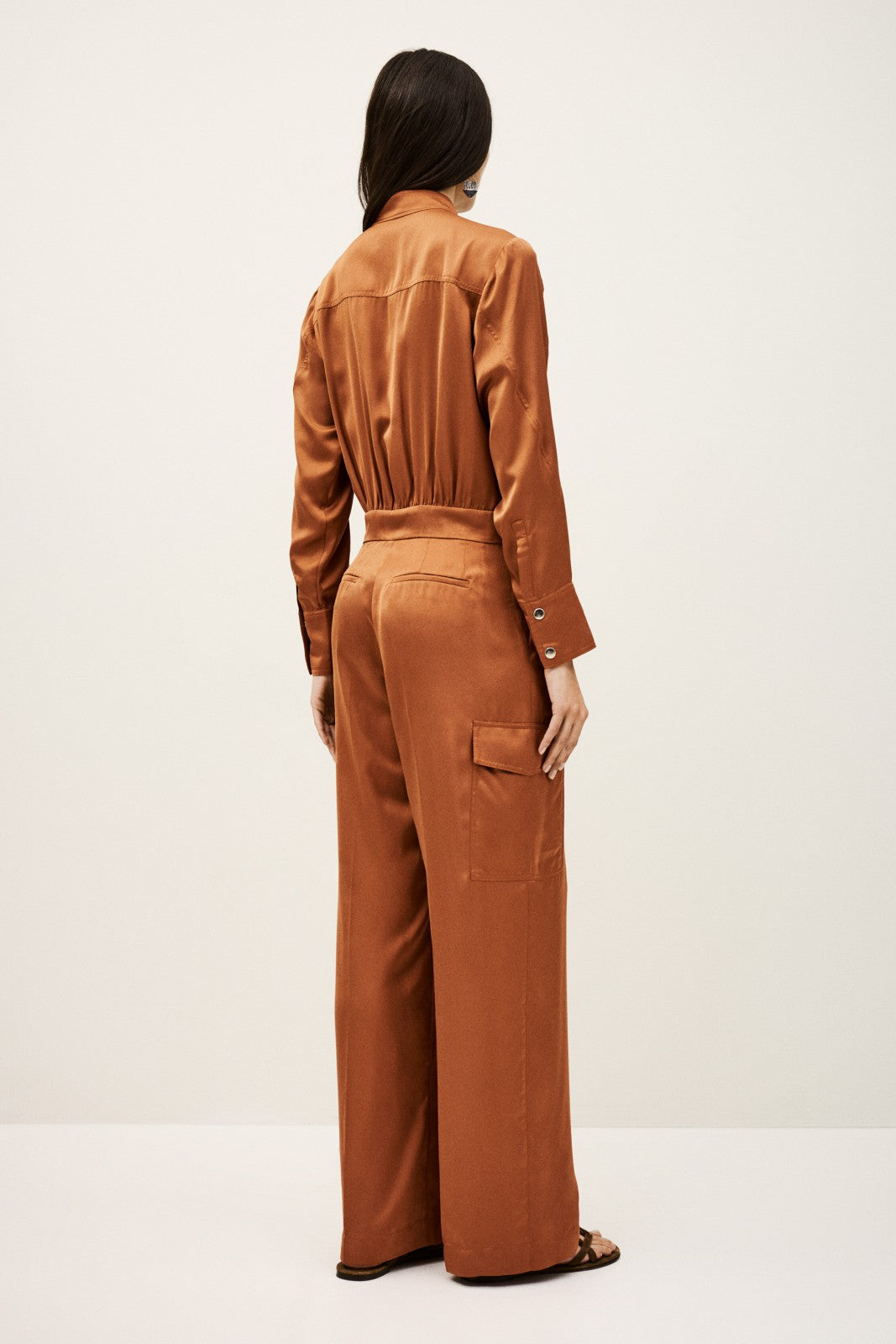 Flowing Jumpsuit Carmy Marron