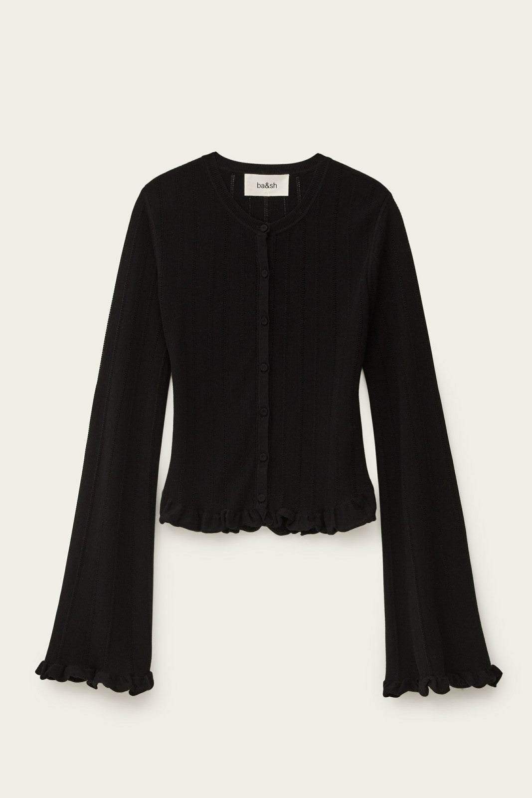 Long-Sleeved Cardigan Vitis Noir