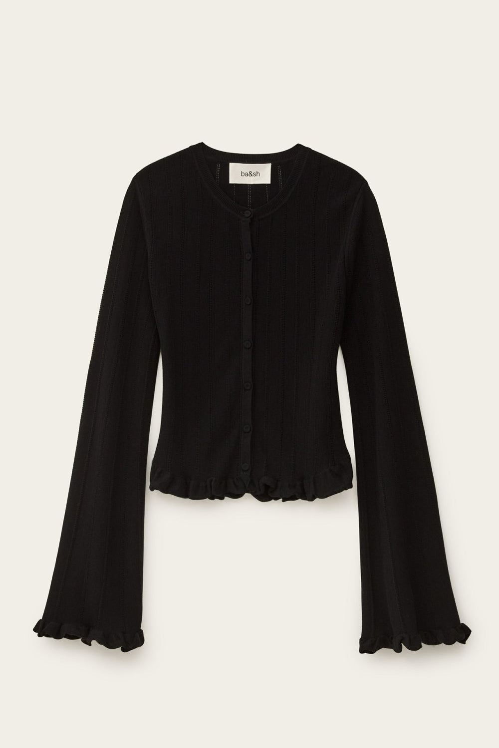 Long-Sleeved Cardigan Vitis Noir