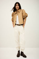 Ruffled Coat Icon Marron