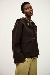 Hooded Jacket Kove Chocolat