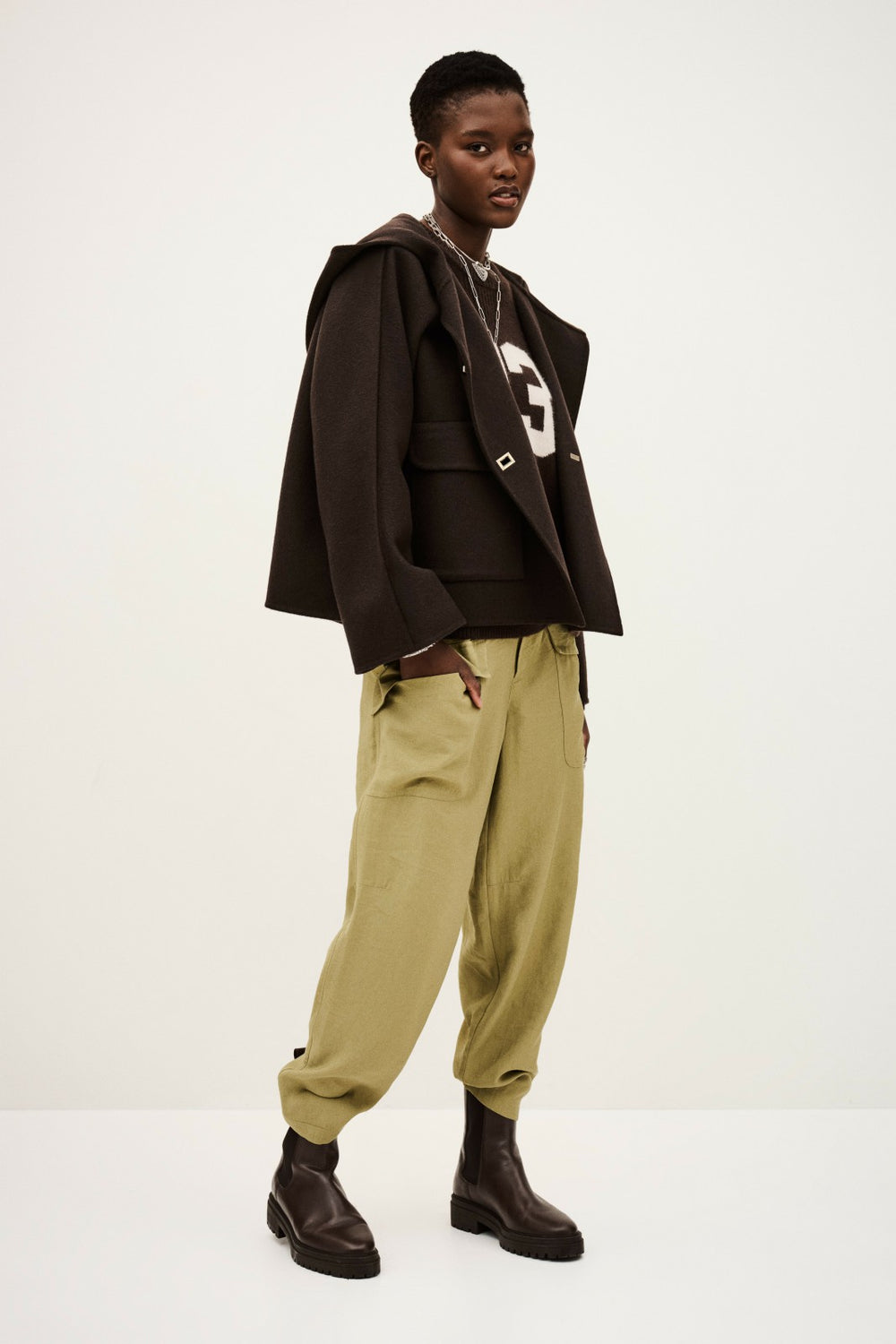 Hooded Jacket Kove Chocolat
