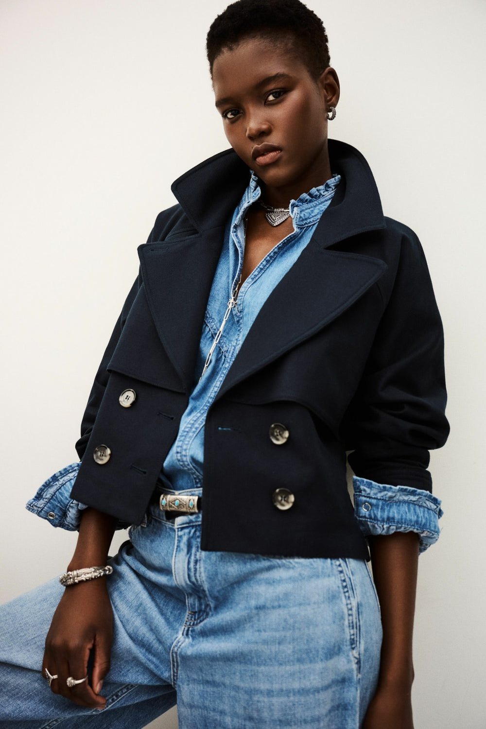 Short Trench Coat Lonnie Marine