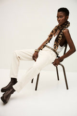 Jogging-Style Trousers Cali Ecru