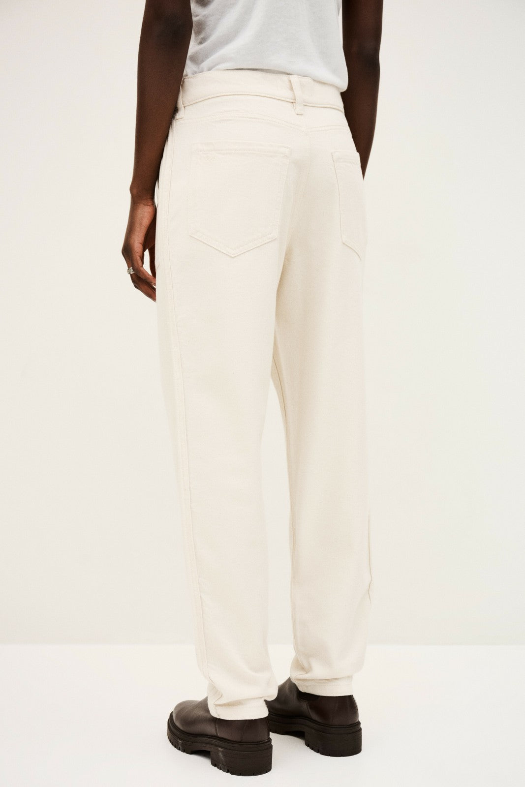 Jogging-Style Trousers Cali Ecru