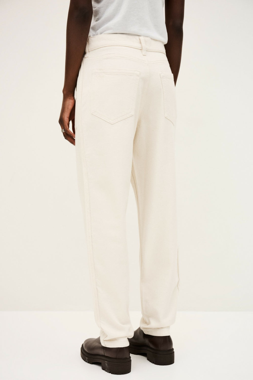 Jogging-Style Trousers Cali Ecru