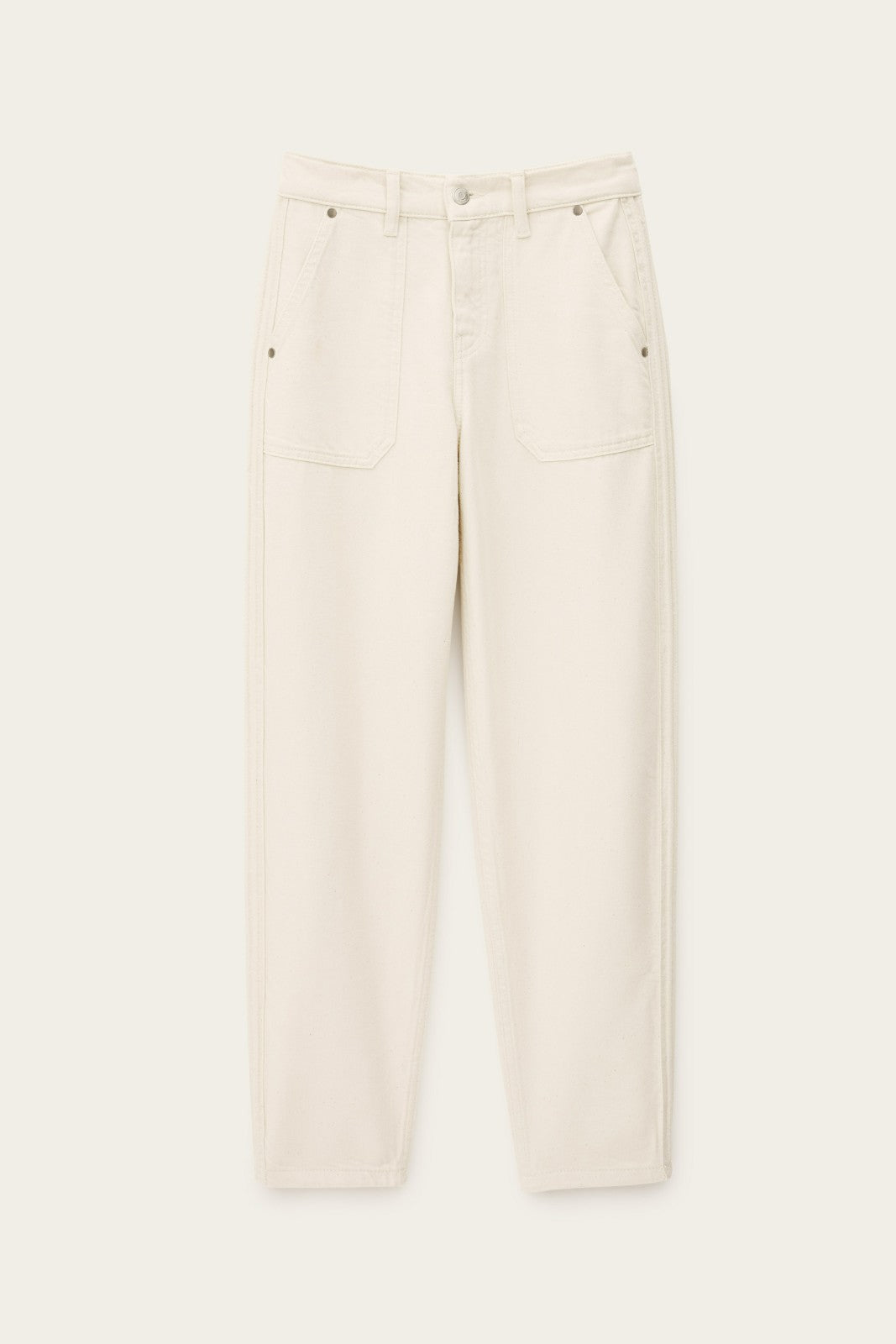 Jogging-Style Trousers Cali Ecru