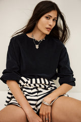 Three-Quarter Sleeve Top Foley Marine