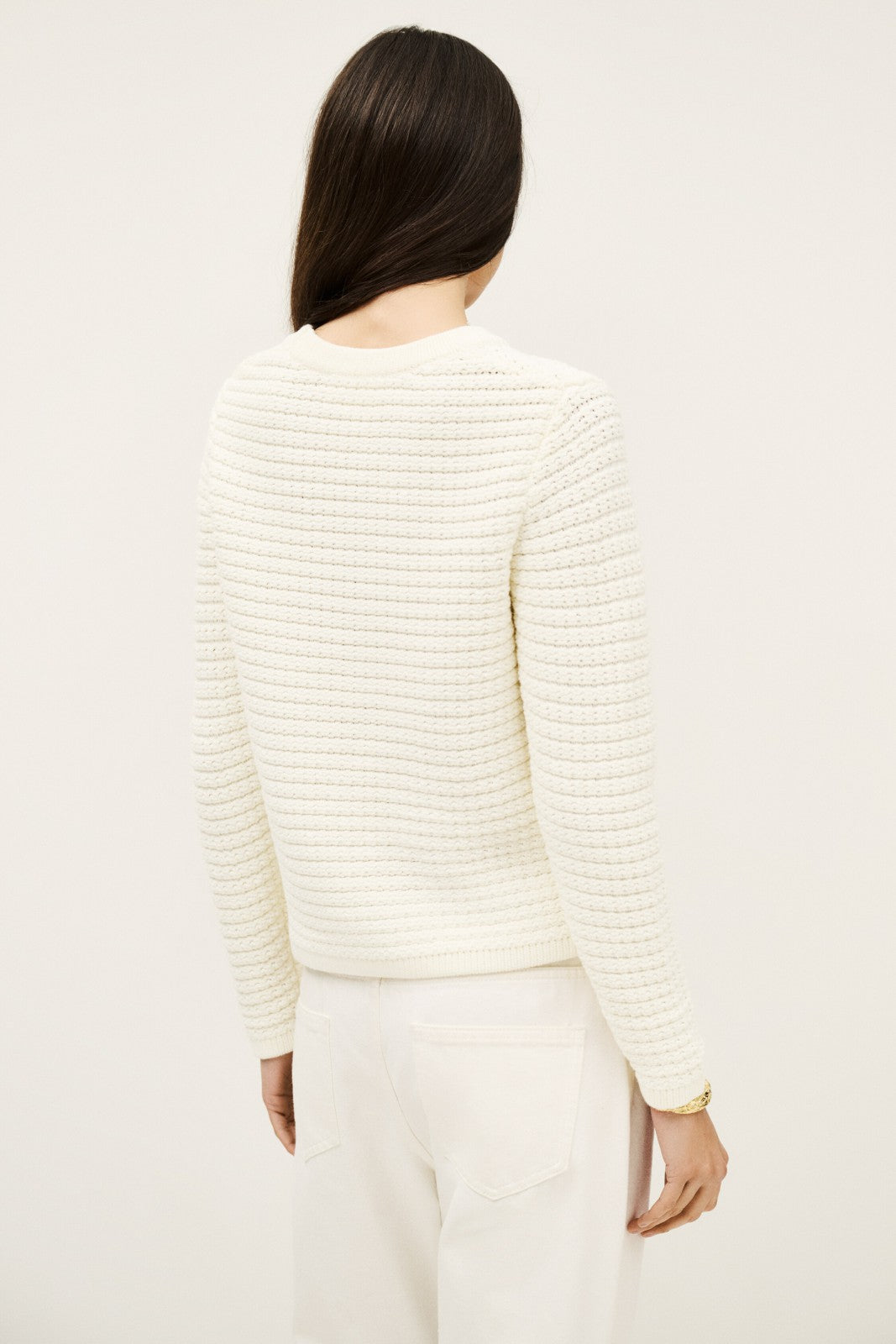 Long-Sleeved Pullover Gael Ecru