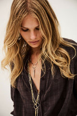 Embroidered Blouse Blouse Chocolat