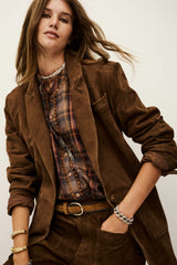 Blazer-Style Jacket Mosty Marron