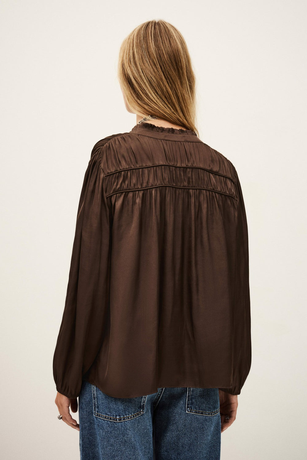 Long-Sleeved Shirt Cessia Chocolat