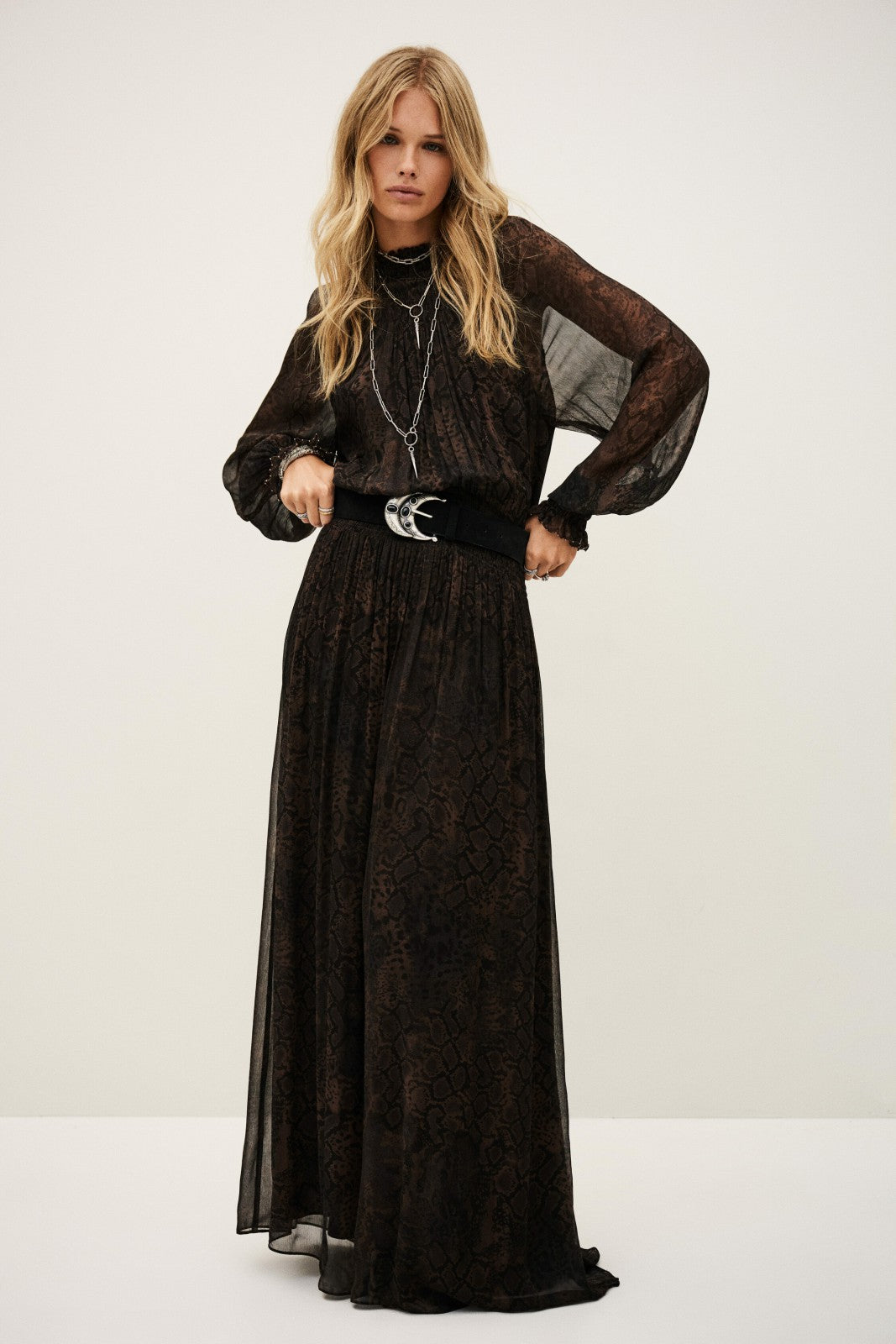Maxi Dress Smoky Marron