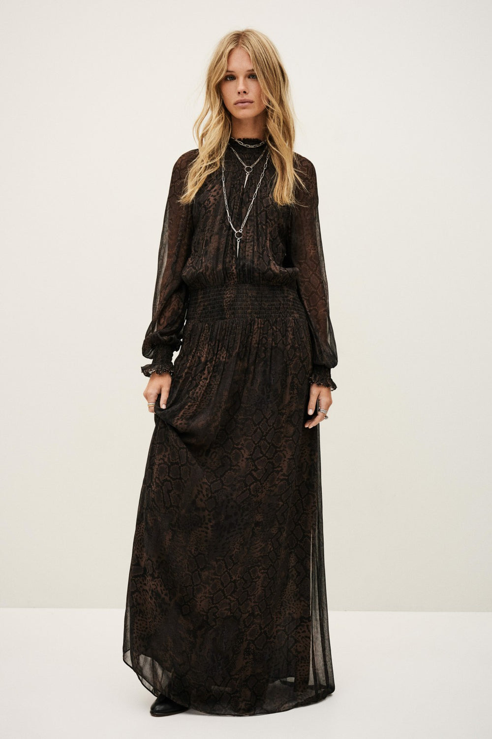 Maxi Dress Smoky Marron