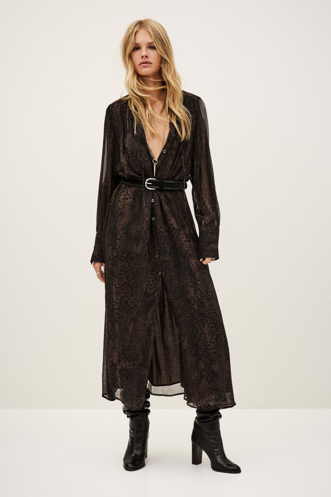 Dress Sahara Marron