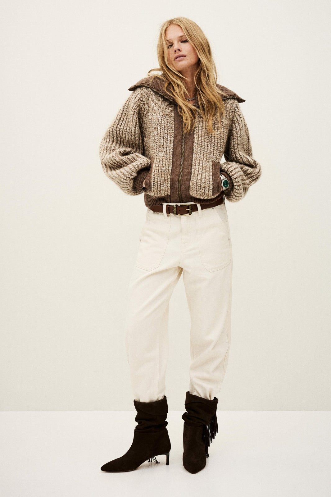 Cardigan Rabel Marron