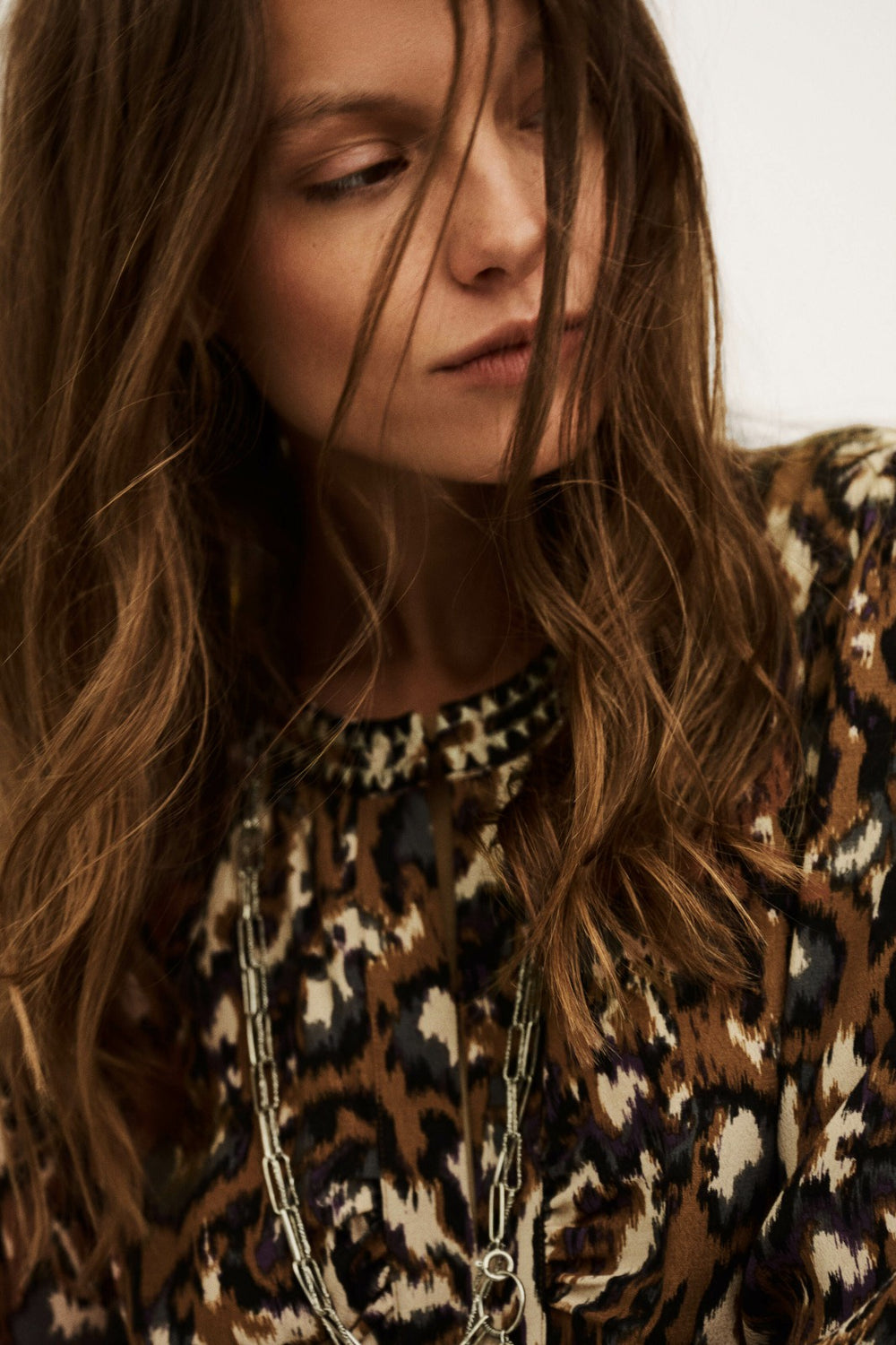 Midaxi-Length Dress Onoa Ocre