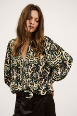 Long-Sleeved Blouse Onada Ecru
