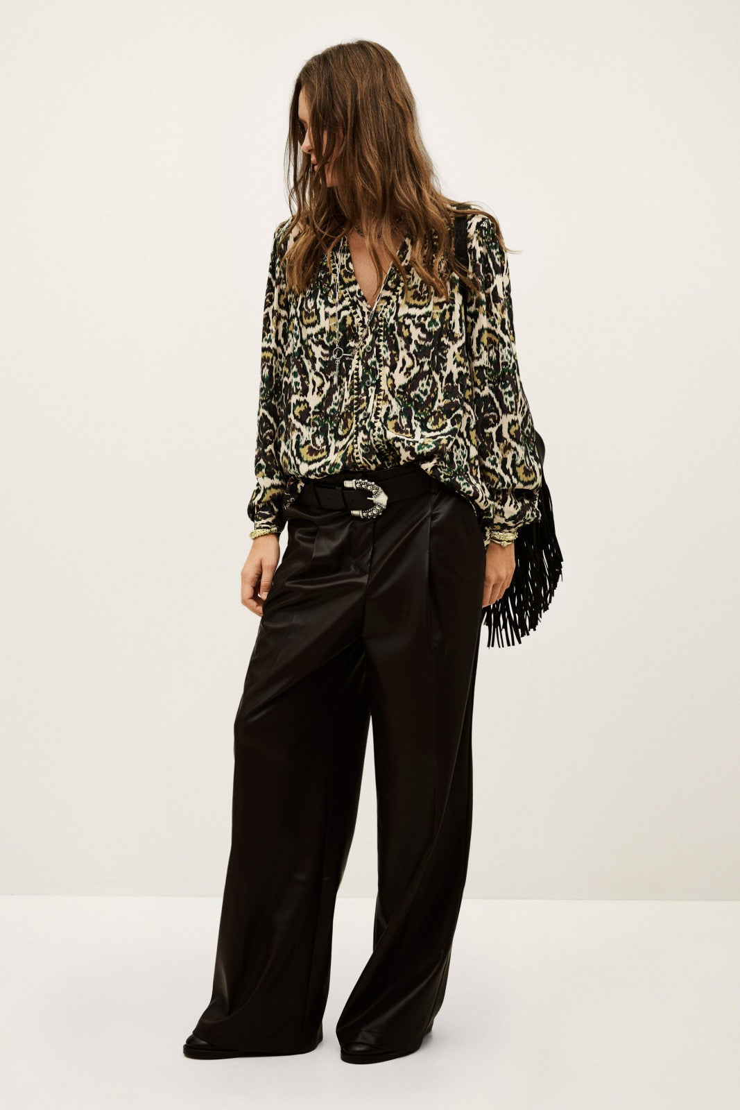 Long-Sleeved Blouse Onada Ecru