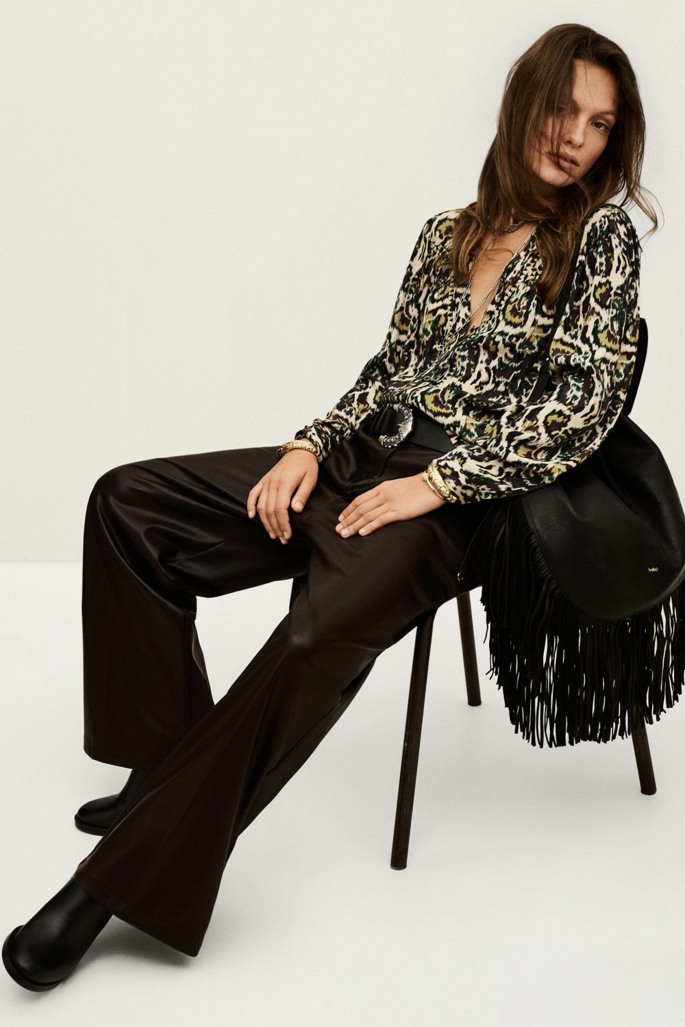 Long-Sleeved Blouse Onada Ecru