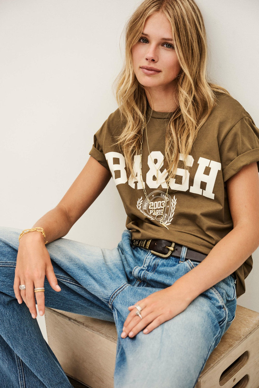 Short-Sleeved T-Shirt Ioni Marron