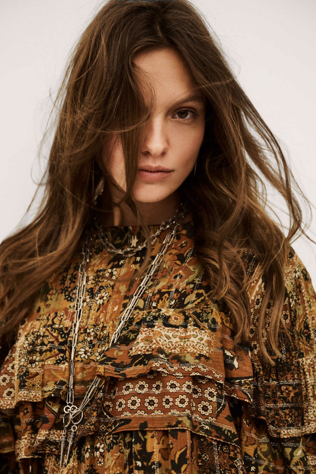 Round-Neck Blouse Pixie Ocre