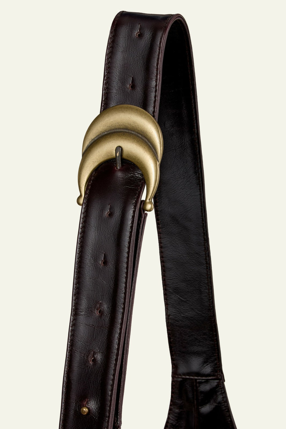 Leather Bucket Bag Youyou Brown