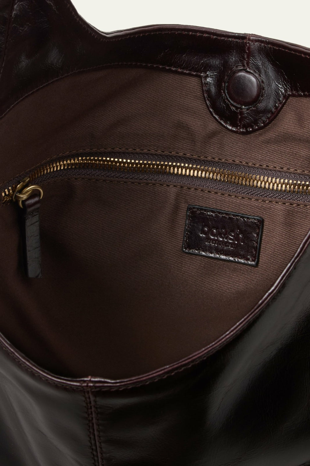 Leather Bucket Bag Youyou Brown