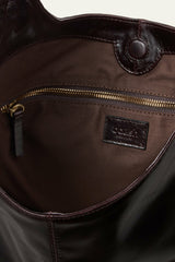 Leather Bucket Bag Youyou Brown