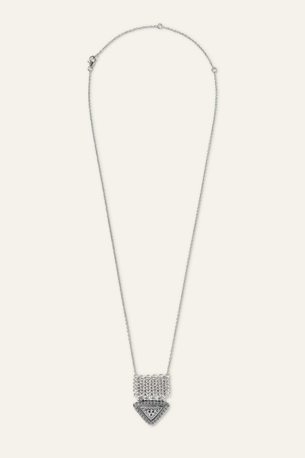 Boho-Style Necklace Jodpur Argent