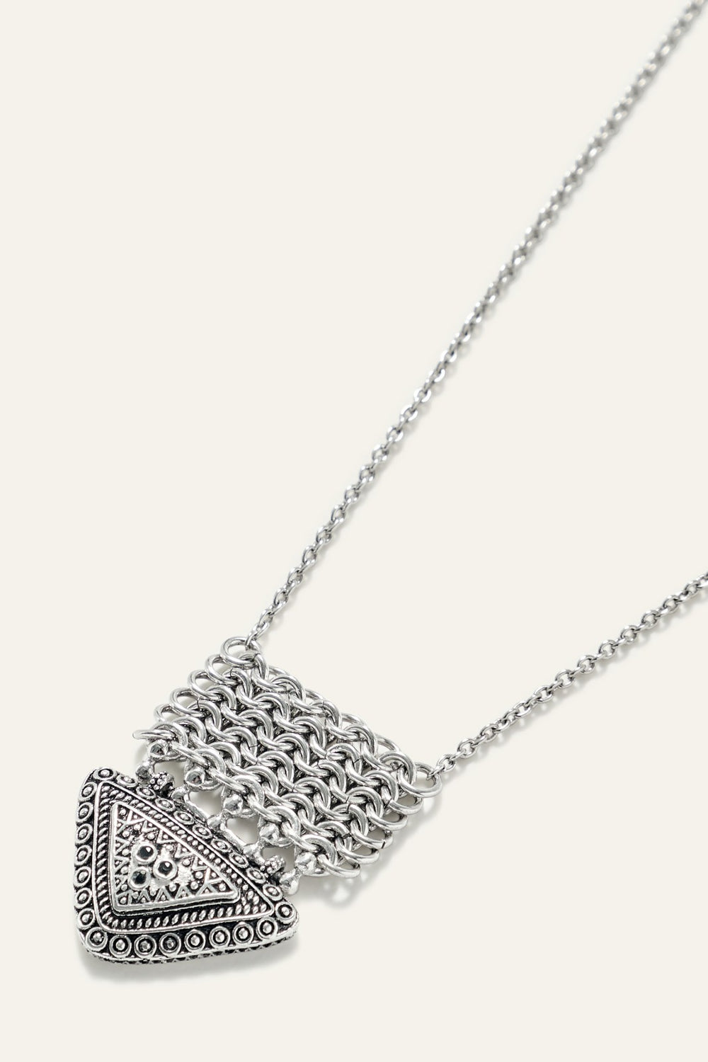 Boho-Style Necklace Jodpur Argent
