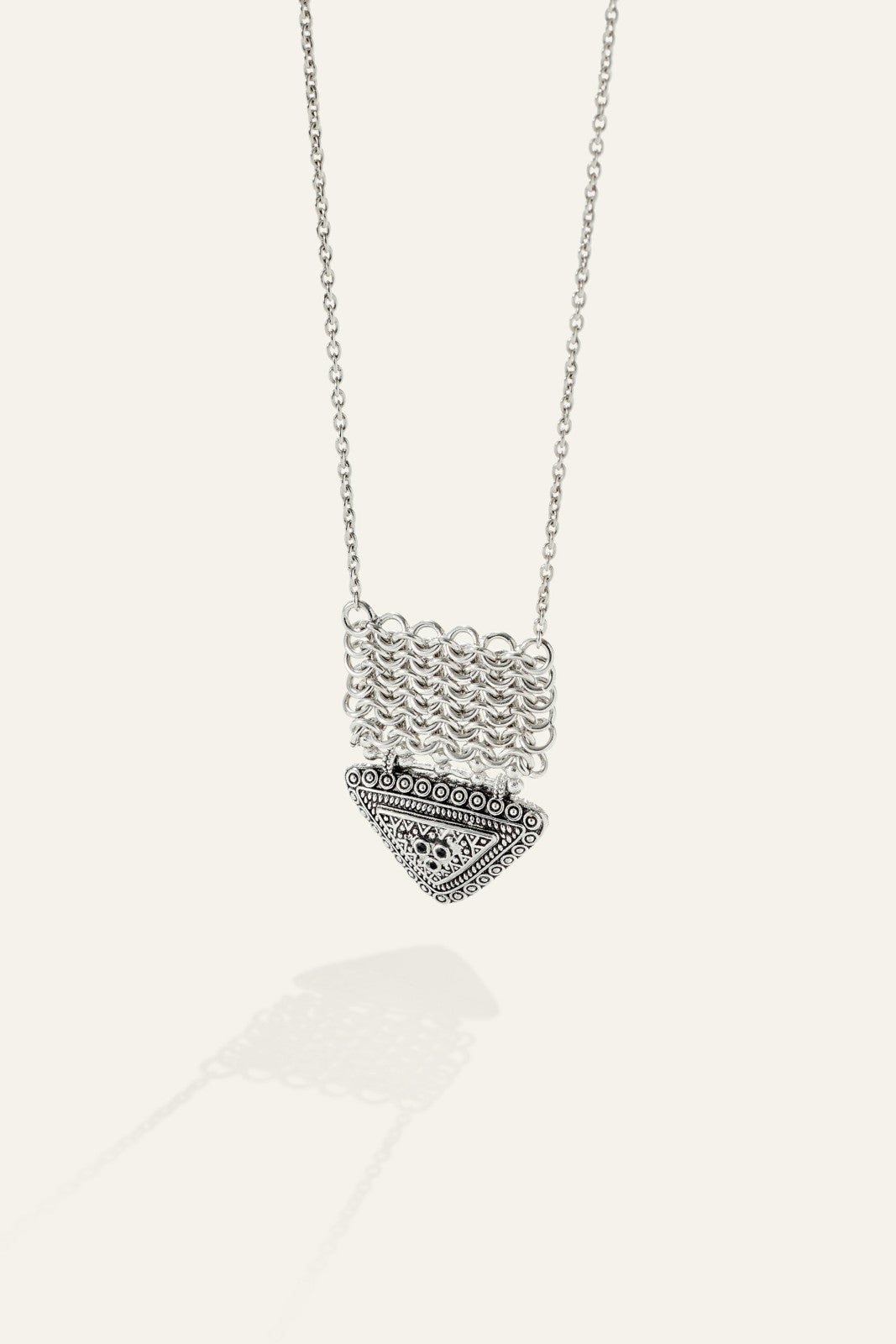 Boho-Style Necklace Jodpur Argent