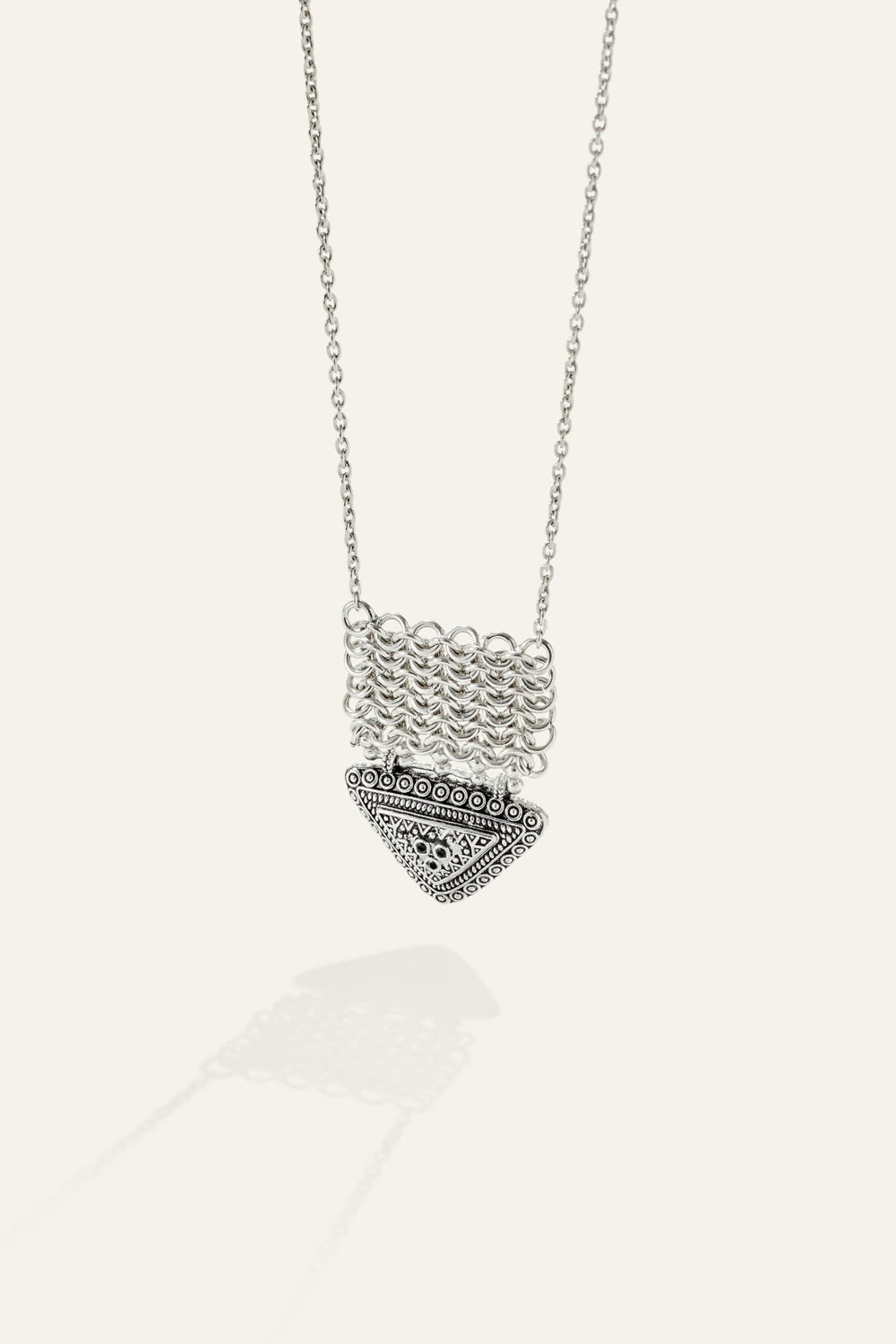 Boho-Style Necklace Jodpur Argent